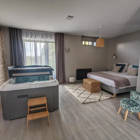 Le Clos Des Lys - Avec Jacuzzi - Nemours B&B